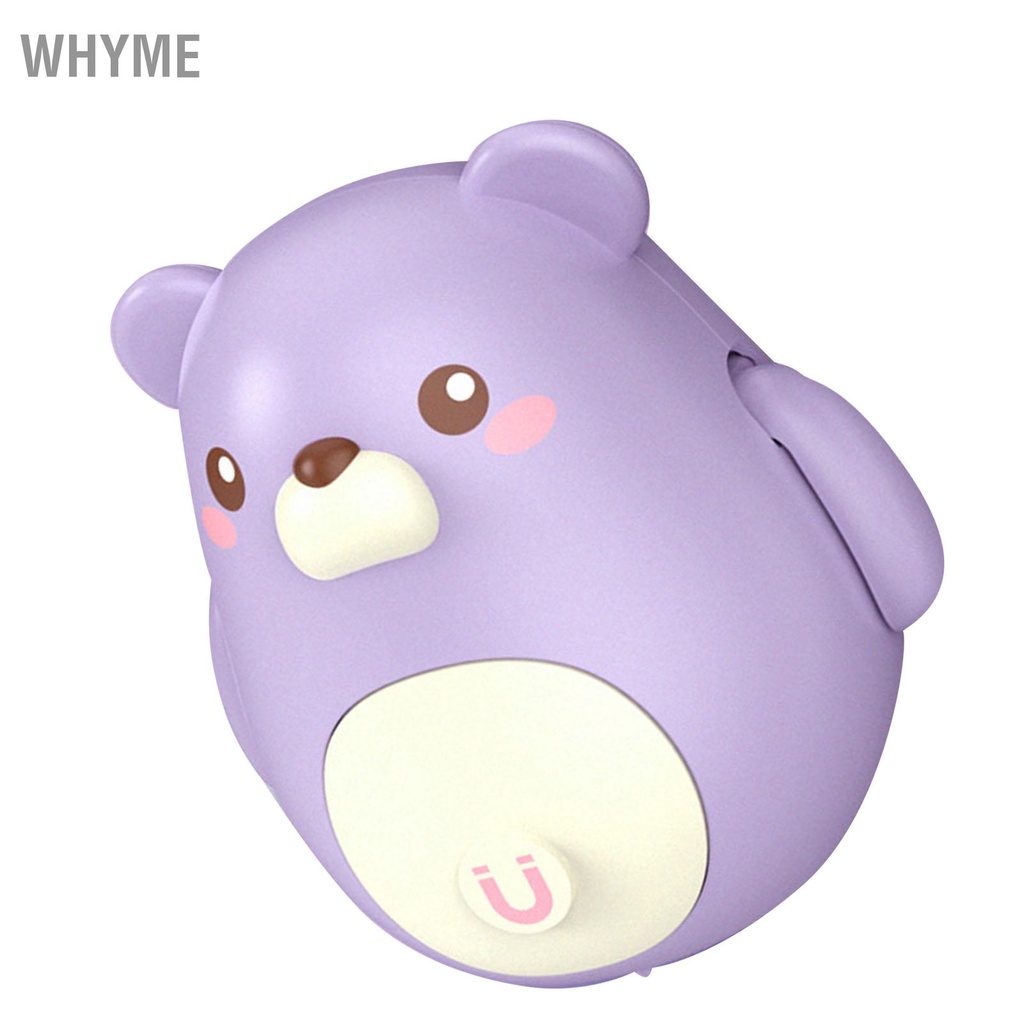 WHYME Đồ chơi gấu dễ thương Động vật xoay từ tính trang trí hoạt hình cho trẻ em để hàng ngày Hoạt động của cha mẹ và con cái