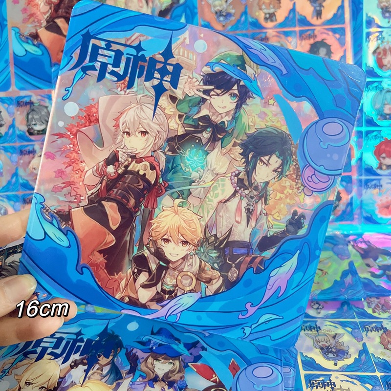 Yuanshen Hộp Đựng Hạt Óc Chó Hai Mặt Bằng acrylic Họa Tiết Hoạt Hình anime diy