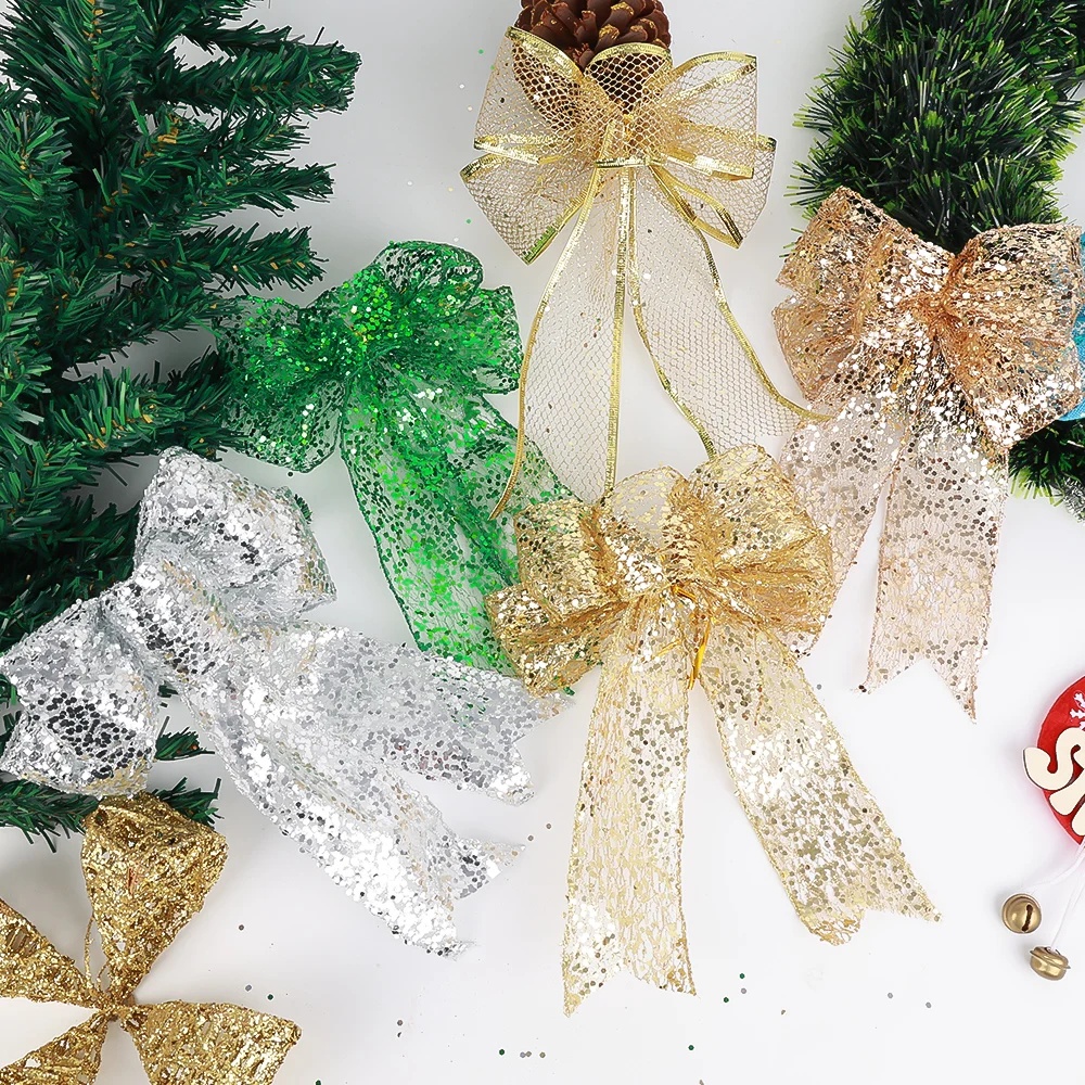 Cuộn Dây Ruy Băng Lưới 2m Trang Trí Cây Thông Giáng Sinh