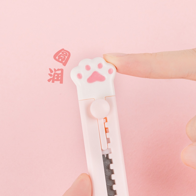 Dao rọc giấy trang trí hình chân mèo đáng yêu - Lina Shop