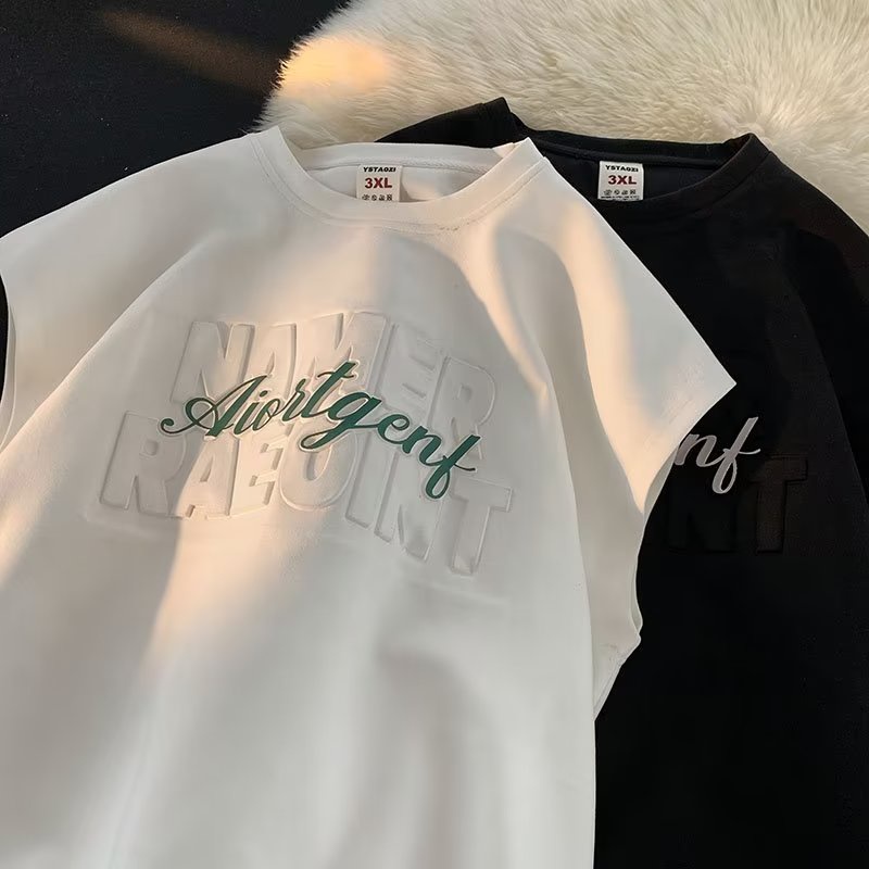 Ucnl Áo Thun Thể Thao Sát Nách Dáng Rộng In Chữ Đơn Giản Thời Trang Xuân Thu Cho Nam