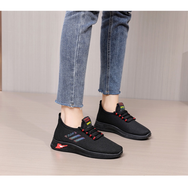 Giày Thể Thao Vải Dệt Thoáng Khí Thời Trang Mùa Thu Cho Nữ Ae30211
