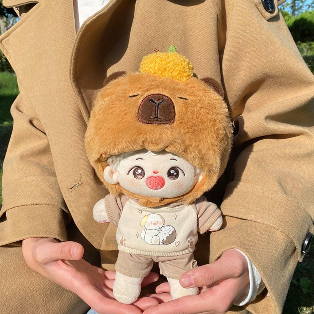 Búp Bê Nhồi Bông capybara 20cm Bằng cotton Mềm Mại