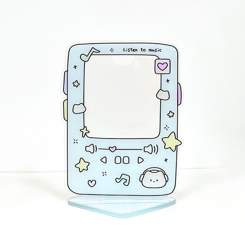 Khung Trưng Bày Thẻ Id / Thẻ Id / Bánh Donut Kỹ Thuật Số 3 inch Bằng acrylic