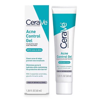 Cerave gel Axit salicylic Tự Nhiên Hỗ trợ giảm mụn Dưỡng Ẩm Không Gây Kích Ứng Da 40ml