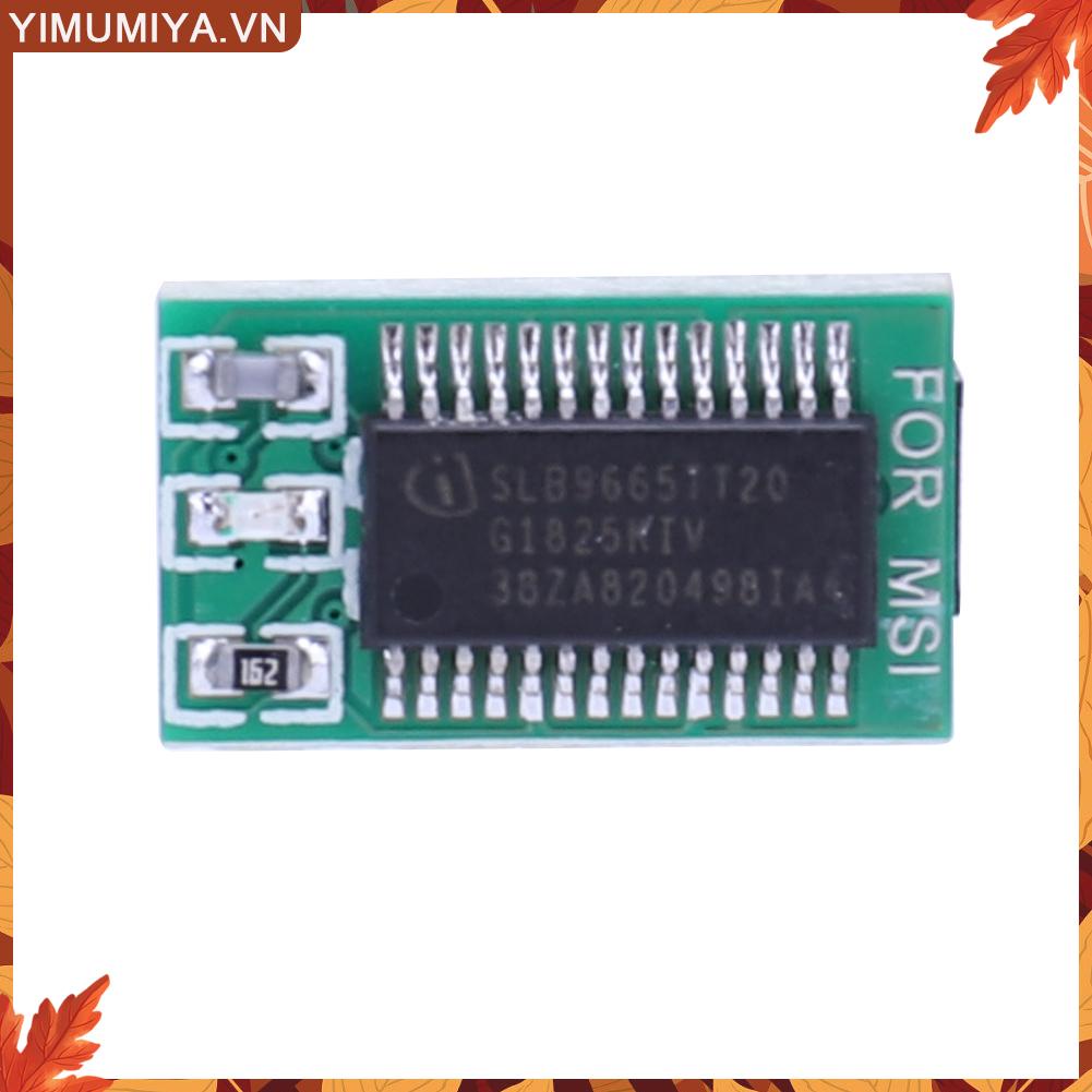 ☼Yimumiya ☼ Mô-đun Bảo Mật mini tpm 2.0 Cho asus / asrock / gigabyte / msi