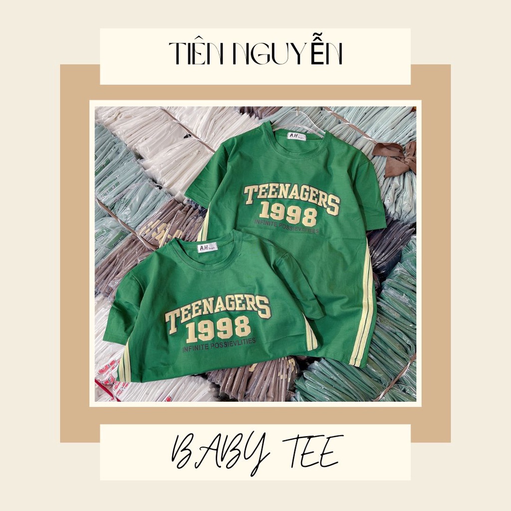 ÁO THUN PHOM BABY TEE SỌC A42 BIG SIZE 55-90KG