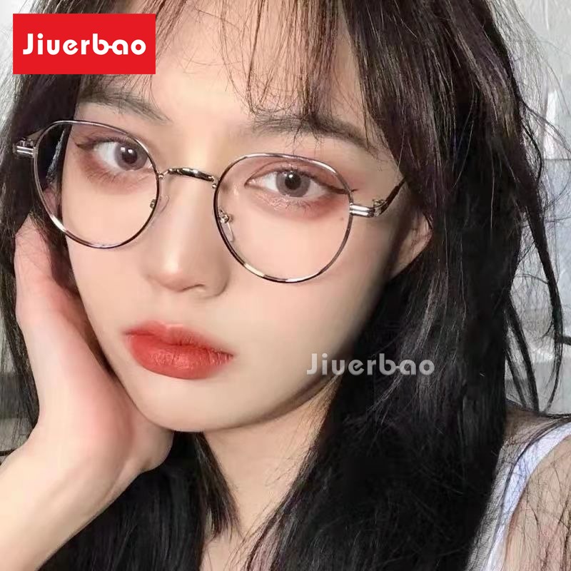 Mắt Kính Gọng Tròn Nhỏ Bằng Kim Loại Chống Bức Xạ Phong Cách Hàn Quốc Cho Nam Nữ 50-23 - 135