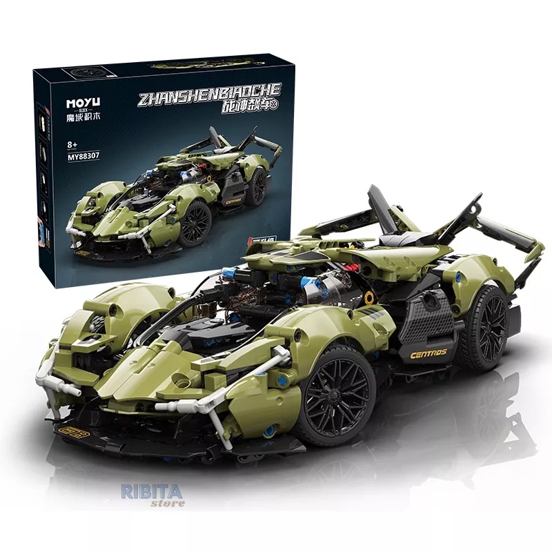Mô hình lắp ráp kiểu LEGO siêu xe Lamborghini V12 - Sản phẩm chất lượng cao