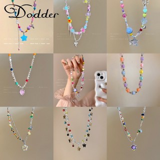 Vòng cổ ngọc trai DODDER đầy màu sắc thời trang xinh xắn