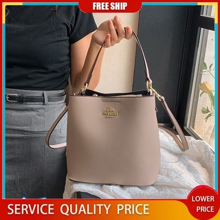 Túi đeo chéo nữ coach da pu xô đeo vai đi học đi chơi phong cách hàn quốc
