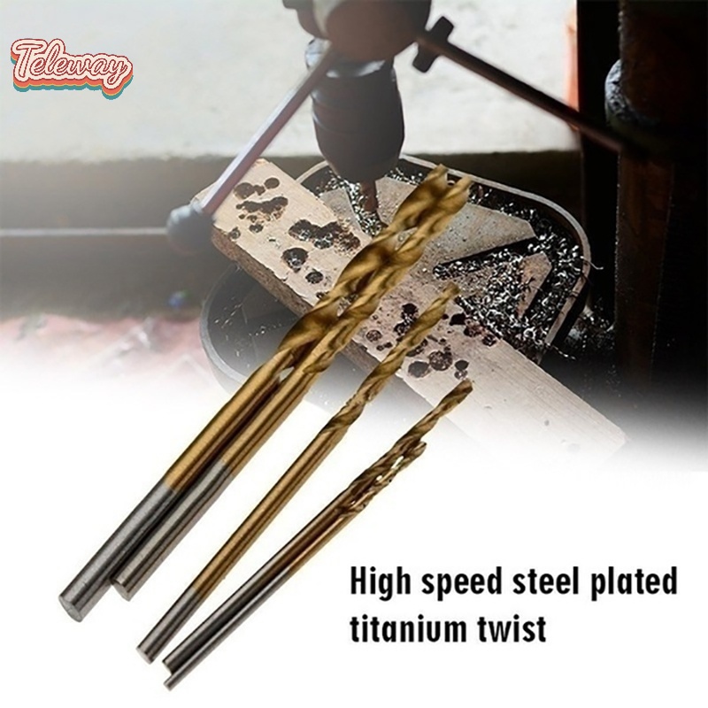 Bộ 100 / 50 Mũi Khoan Thép Titan Tốc Độ Cao Hachia444}