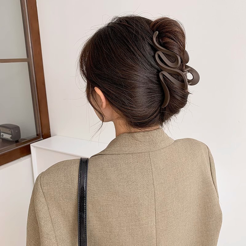 Maillard Kẹp Tóc Hình Cá Mập / Muỗng / Cá Mập Mặt Nhám Đơn Giản Cá Tính Cho Nữ