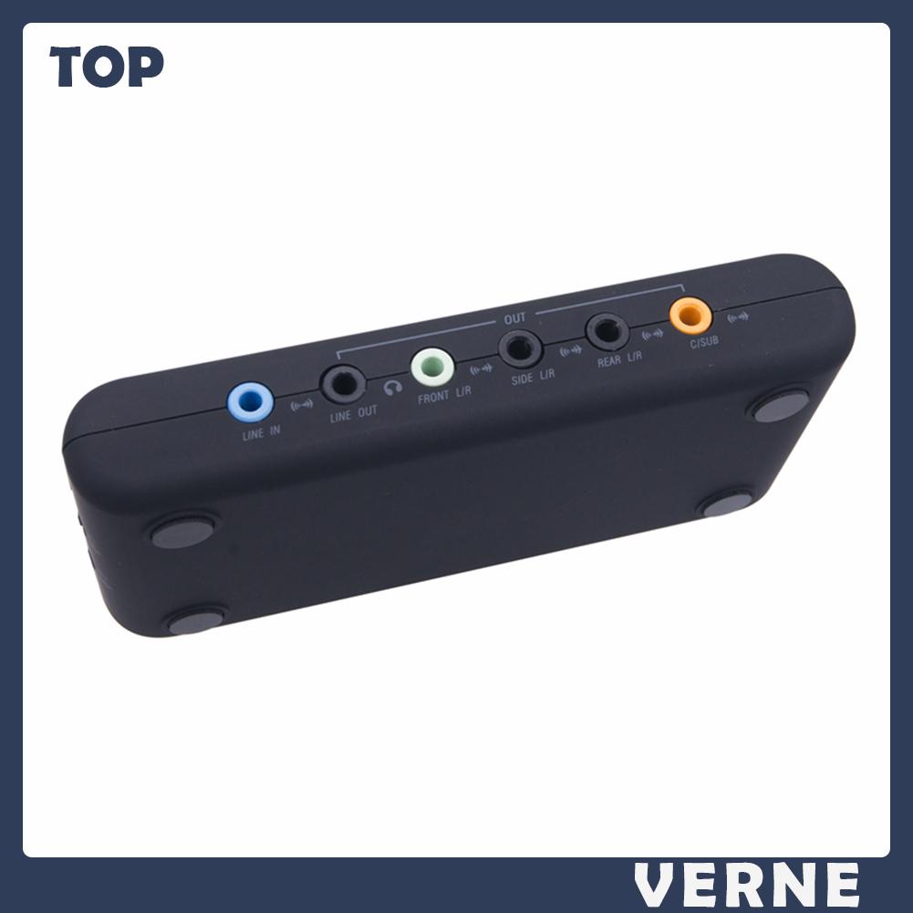 Thẻ Âm Thanh 7.1 8 Kênh usb 2.0 Chuyên Dụng Cho Loa Máy Tính