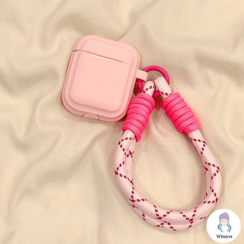 Vỏ Bảo Vệ Hộp Sạc Tai Nghe airpods pro 2 airpods 1 2 apple bluetooth Bằng Silicon Màu Trơn Hình Bánh macaron Dễ Thương