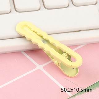 Set 2 Kẹp Tóc 5Cm Màu macaron