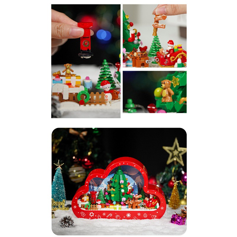 Bộ Đồ Chơi Lắp Ráp Hình Đám Mây Phát Sáng Độc Đáo