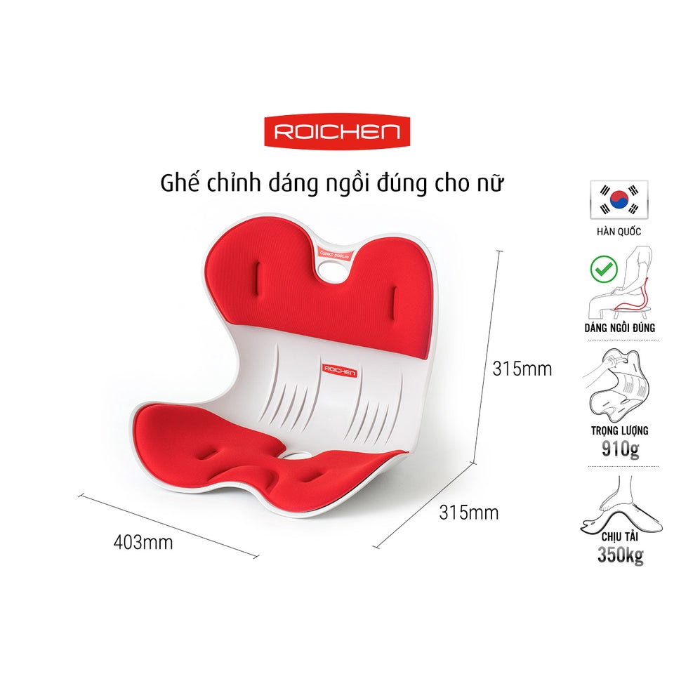 Combo Ghế chỉnh dáng ngồi đúng Nữ - Nam