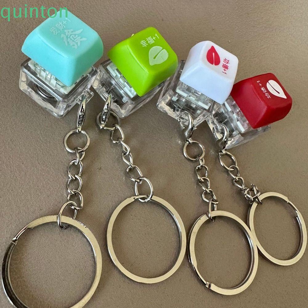 Shanhai Móc Khóa Nút Bấm Đèn led Nhiều Màu Sắc + 1 Bàn Phím Cơ Học