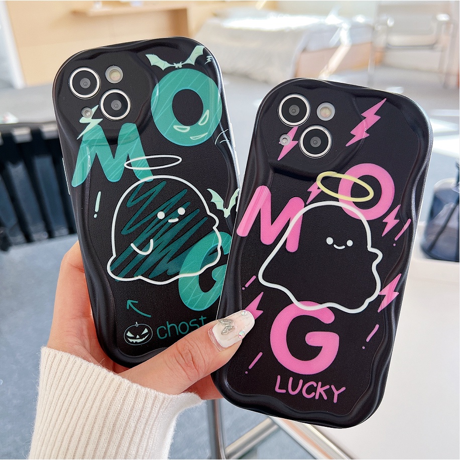 Ốp lưng Vivo V29e V29 V25 V25e V27e V23 V23e V21 V20 V15 V9 S1 Pro lovely Little Monster Graffiti Smooth surface Wave edge soft phone case