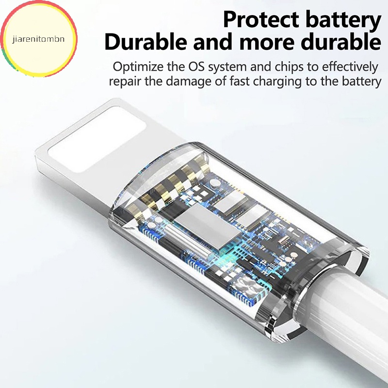 Cáp Sạc Nhanh jiarenitombn 1m 1.5m 2m Cho iphone14 13 12 11 pro max mini se2022 xr xs 8 plus vn