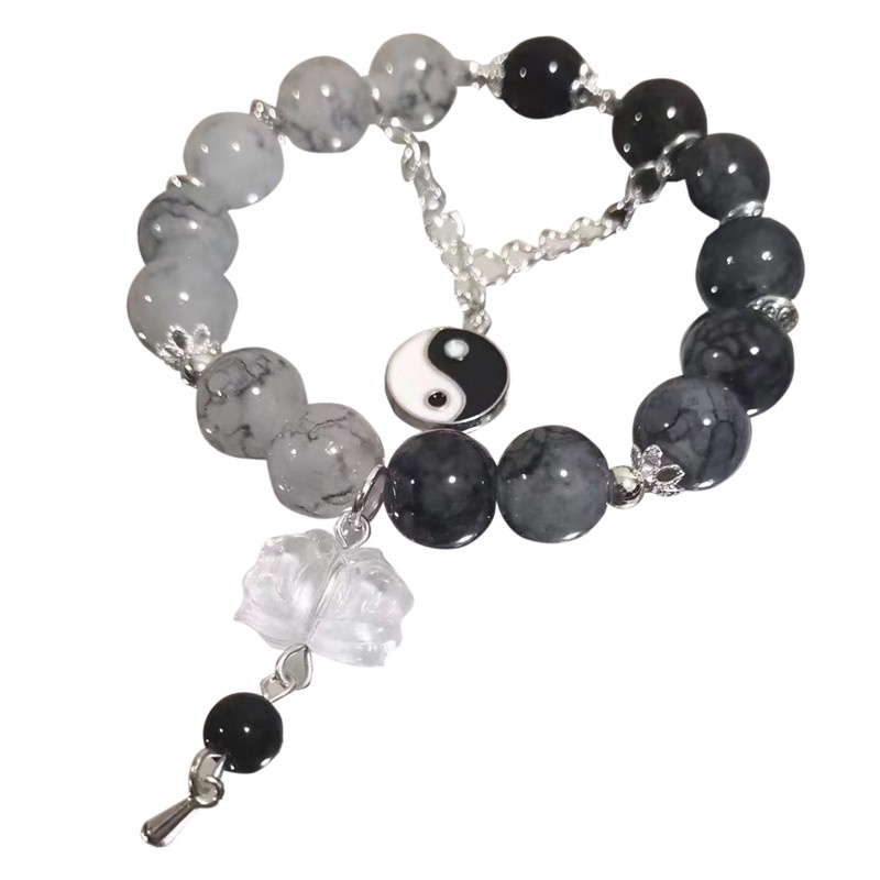 Vòng Tay Chuỗi Hạt Mặt Khắc Hình anime guan ci fu