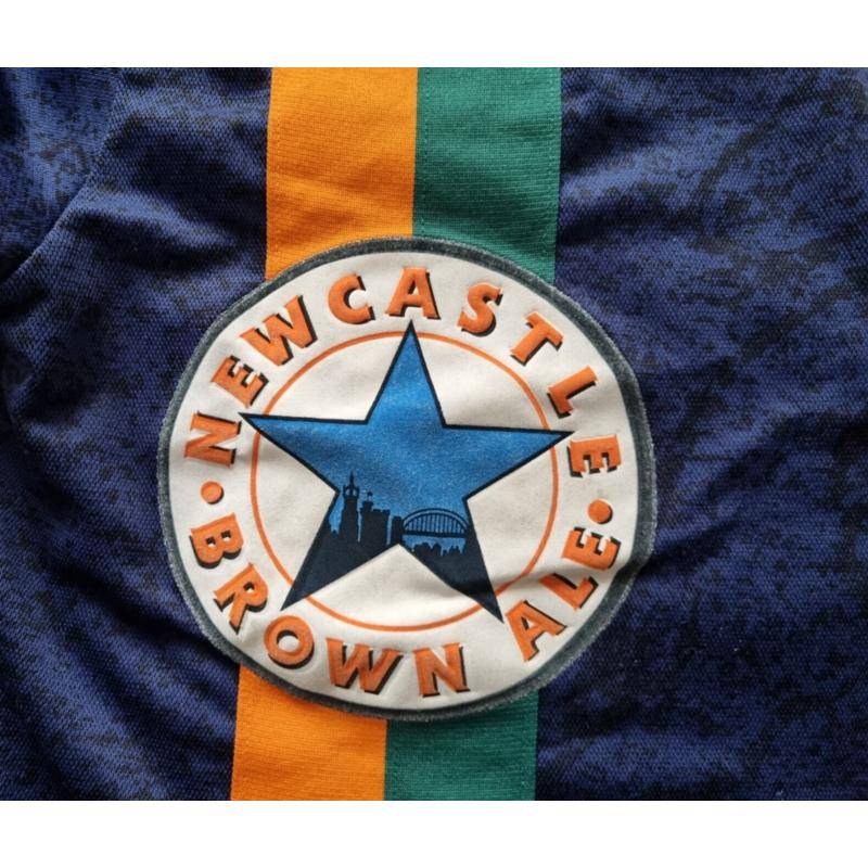 Áo Thun Bóng Đá Đội newcastle united away 1997 1998 1998