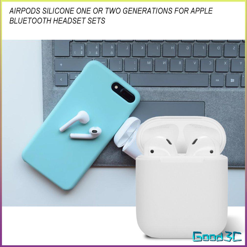 Earphone Case For Airpods 1/2 Silicone Wireless Earphone Cover Protective Case