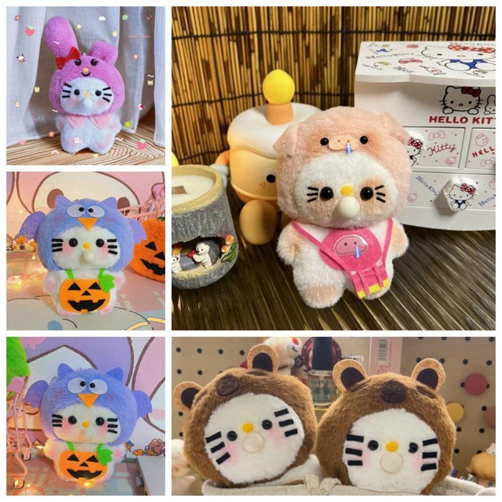 Bliss Búp Bê Nhồi Bông Hình Chim / Mèo / Đuôi Bồ Câu Có Móc Khóa diy