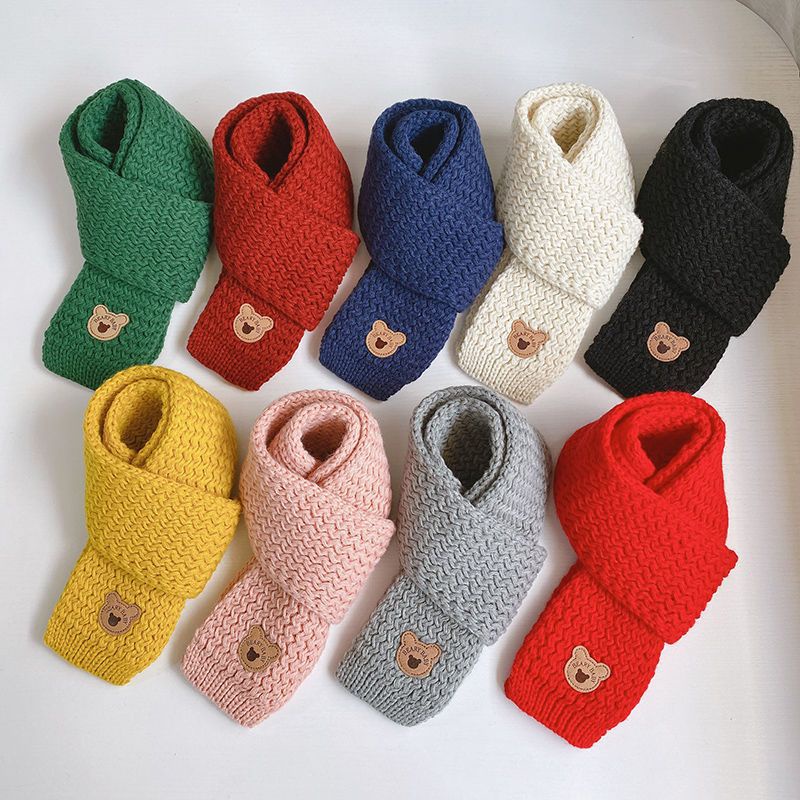 Set Áo Hoodie + Khăn Choàng Hình Gấu Dễ Thương Cho Bé 0-3 Tuổi