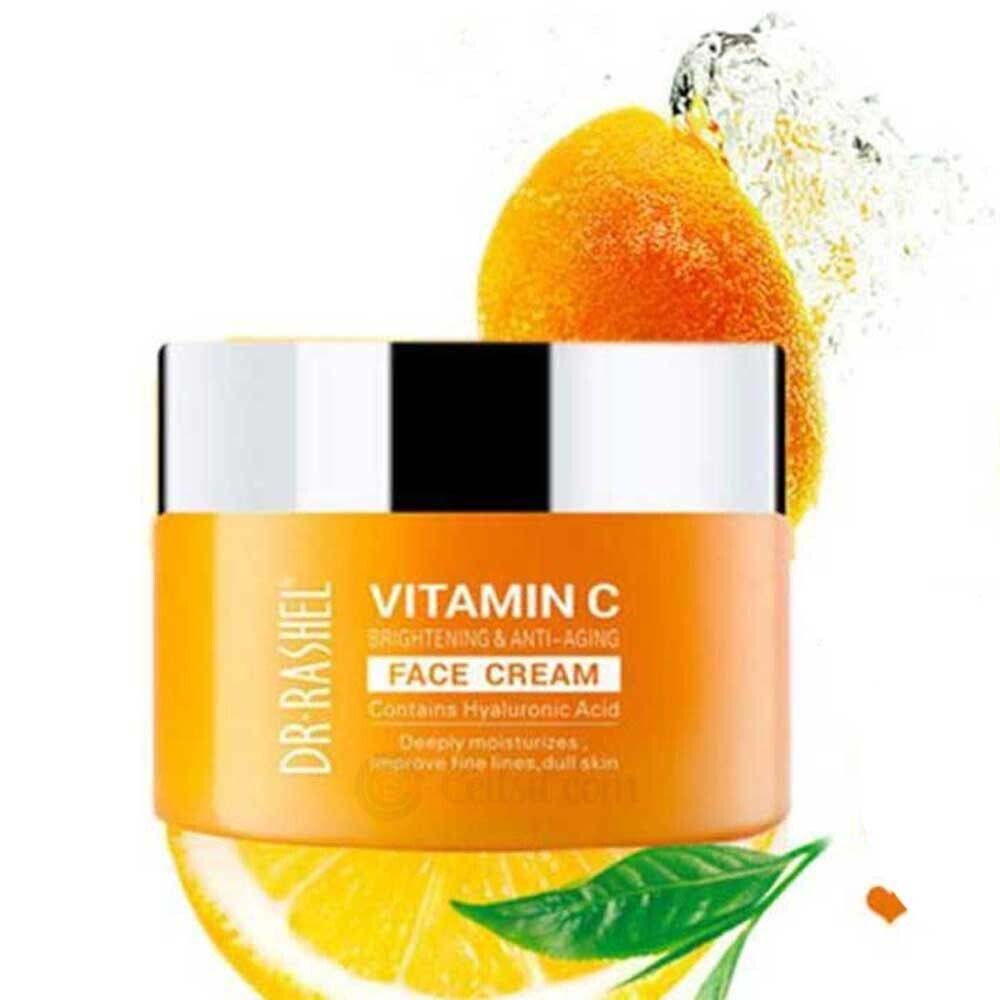 DR.RASHEL VITAMIN C BRIGHTENING & ANTI - AGING FACE CREAM VITAMIN C CREAM WHITENING CREAM WHITENING KRIM