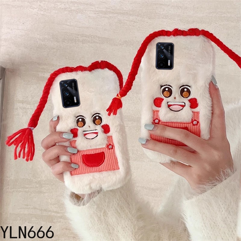 Ôp Điện Thoại Phủ Lông Hình Cá Mập Nhỏ Dễ Thương Cho samsung a50s a30 a33 a42 a20 a82 a41 a73 a32 a21s a10s a50s m42 Ốp