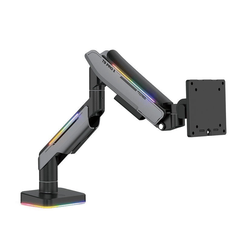 Giá treo màn hình Human Motion T9 Pro - T9 Pro II - T9 Pro II RGB - Hỗ trợ màn hình lên đến 49 Inch - Hàng chính hãng