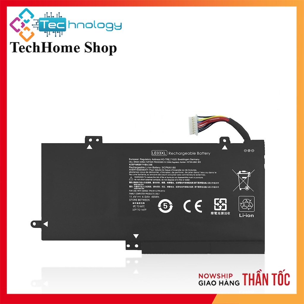 Pin Laptop HP Envy X360 M6-W101dx W102dx W103dx W010dx- LE03XL