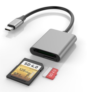 Đầu Đọc Thẻ Nhớ Chuyển Đổi usb3.1 sd4.0 type-c 5gbps Sang microsd tf Cho Máy Tính / laptop / Điện Thoại / Đầu Đọc Thẻ sdhc sdxc uhs-ii