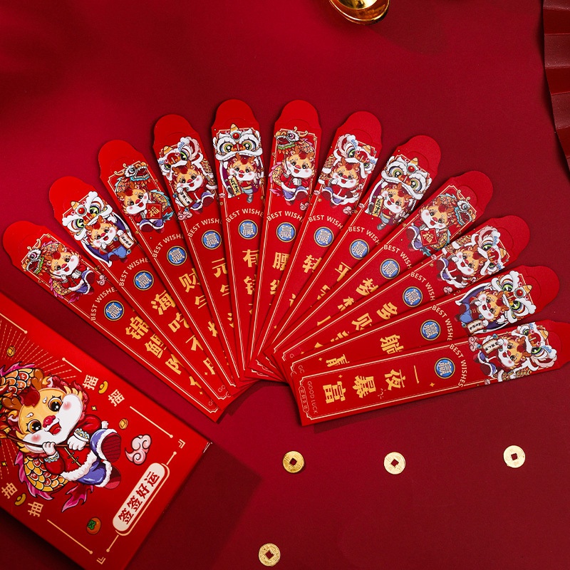 Bao Lì Xì Đỏ May Mắn 2024 cny
