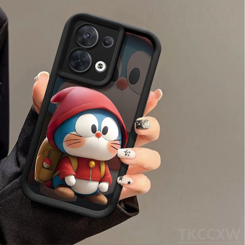 Dễ Thương Ốp Điện Thoại Mềm Chống Rơi Họa Tiết doraemon Hoạt Hình Cho oppo reno 5 6 7 8 lite 7z 8z 8t