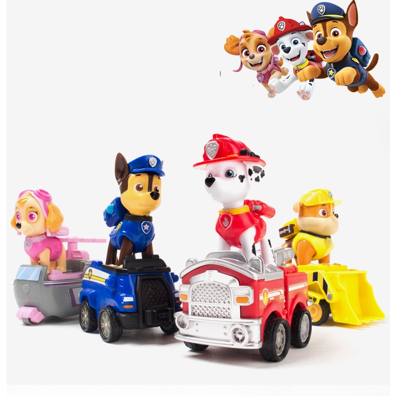 Paw patrol Bộ Mô Hình Đồ Chơi Chú Chó Cứu Hộ Xinh Xắn Cho Bé