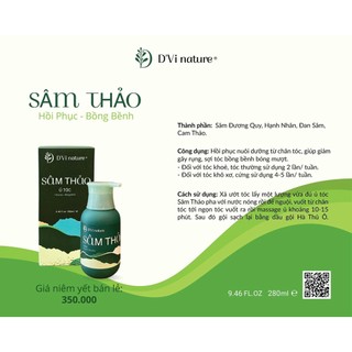 Ủ Tóc Sâm Thảo D'Vi Nature