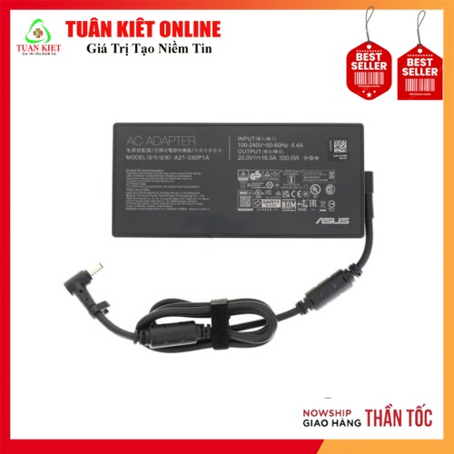 Sạc ASUS Original A21-330P1A 20V 16.5A 330W Chân Sạc 6.0mm*3.7mm