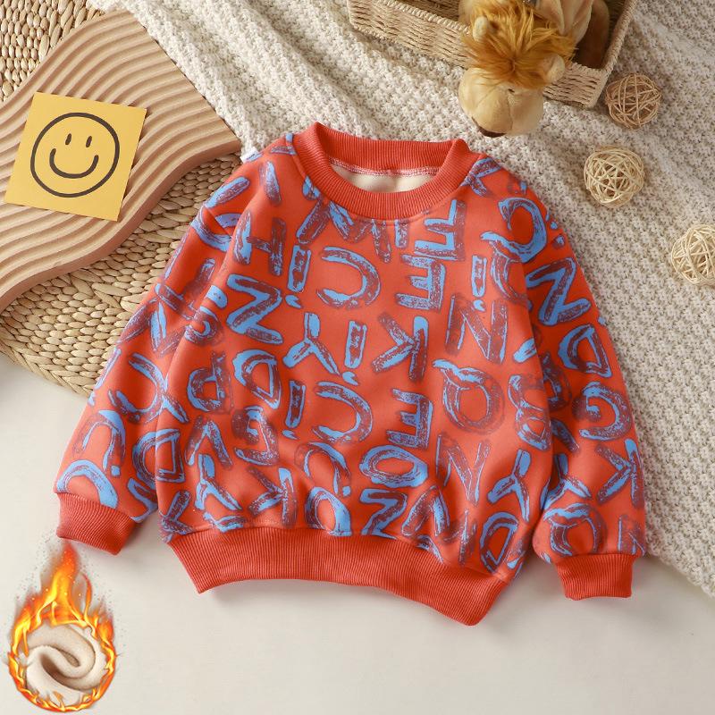 Áo sweater Lông Cừu Giữ Nhiệt Thời Trang Thu Đông Hàn Quốc Cho Bé