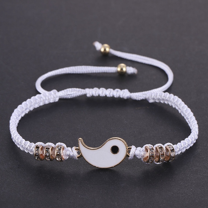Gl set 2 Vòng Tay Âm Dương tai Chichi bagua yin yang Cho Cặp Đôi