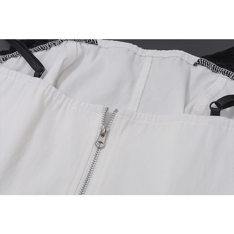Set Áo Hai Dây Phối Ren + Chân Váy Thiết Kế Mới Quyến Rũ Thời Trang Dành Cho Mù
