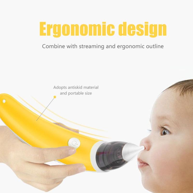 Máy hút mũi Little Bees phù hợp với trẻ sơ sinh, 5 cấp độ hút rất sạch và không gây đau