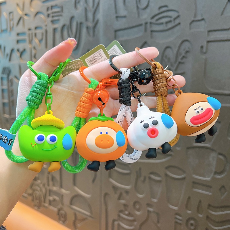 Móc Khóa Hình Búp Bê Hoạt Hình Sáng Tạo