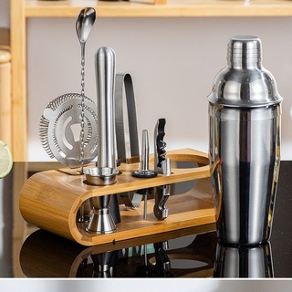 Bộ Dụng Cụ Pha Chế Thức Uống Bằng Tre Cho Bartender