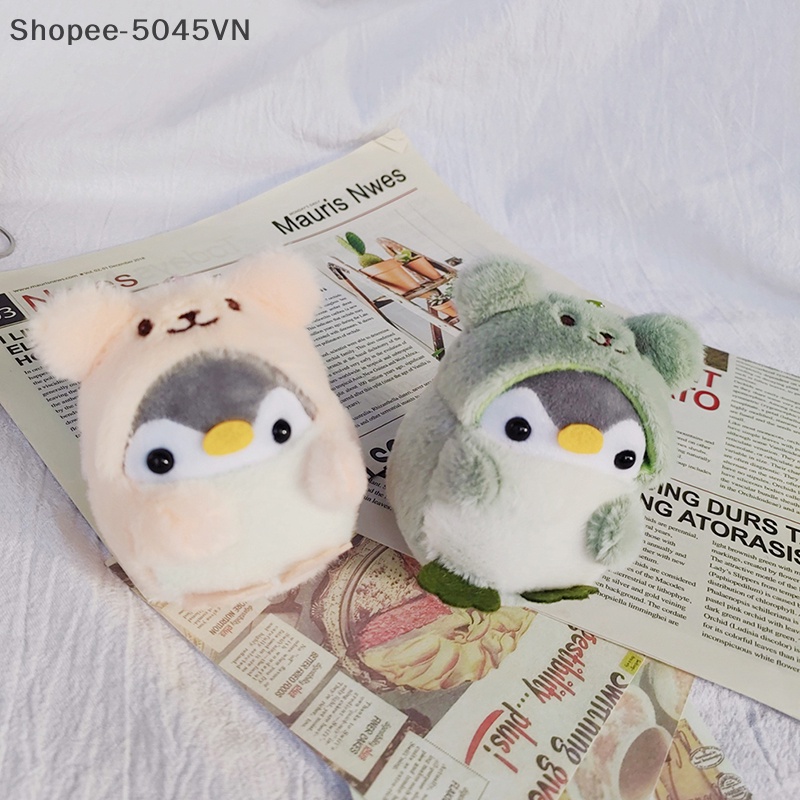 Móc Khóa Hình Chim Cánh Cụt Nhồi Bông Dễ Thương