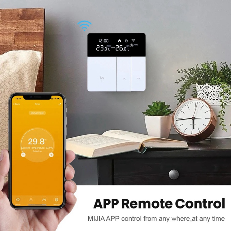 Tuya Thiết Bị Điều Khiển Nhiệt Độ Sàn Nhà Thông Minh wifi Cho yandex alice alexa