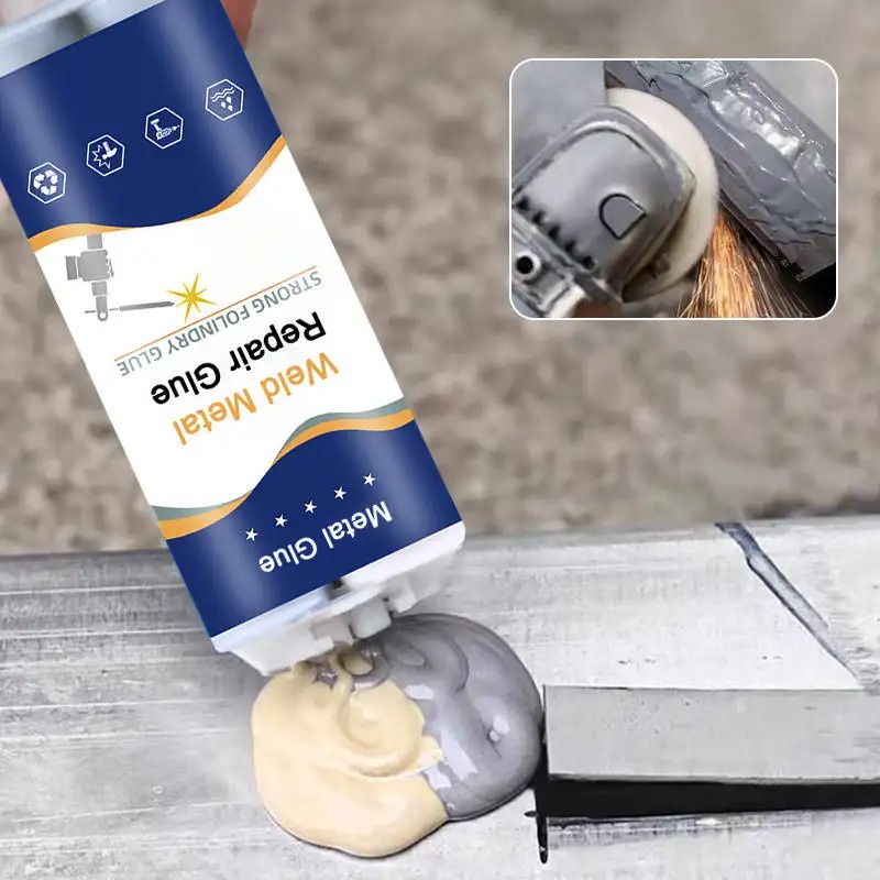 ☢ 50/100Ml Keo Dán Kim Loại Keo Hàn Sửa Chữa Kim Loại Ab Keo Cường Lực Kim Loại Chất Sửa Chữa Công Nghiệp Chịu Nhiệt Dán Sửa Chữa Mối Hàn Lạnh