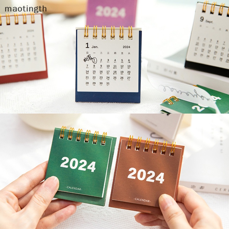 # N Lịch Để Bàn mini # 2024 Thiết Kế Đơn Giản Dễ Thương Dùng Trong Văn Phòng